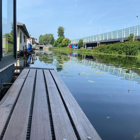 Unieke Woonark Met Privetuin En Free Parking. Lägenhet Rotterdam Exteriör bild
